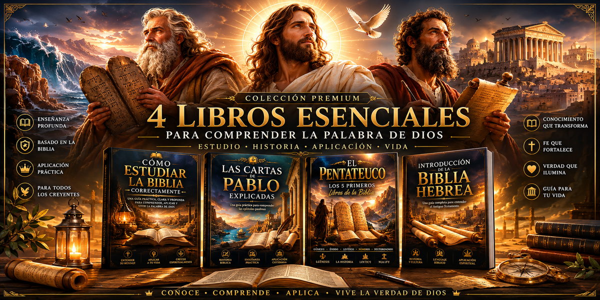 Colección Premium de Estudio Bíblico — 4 eBooks PDF